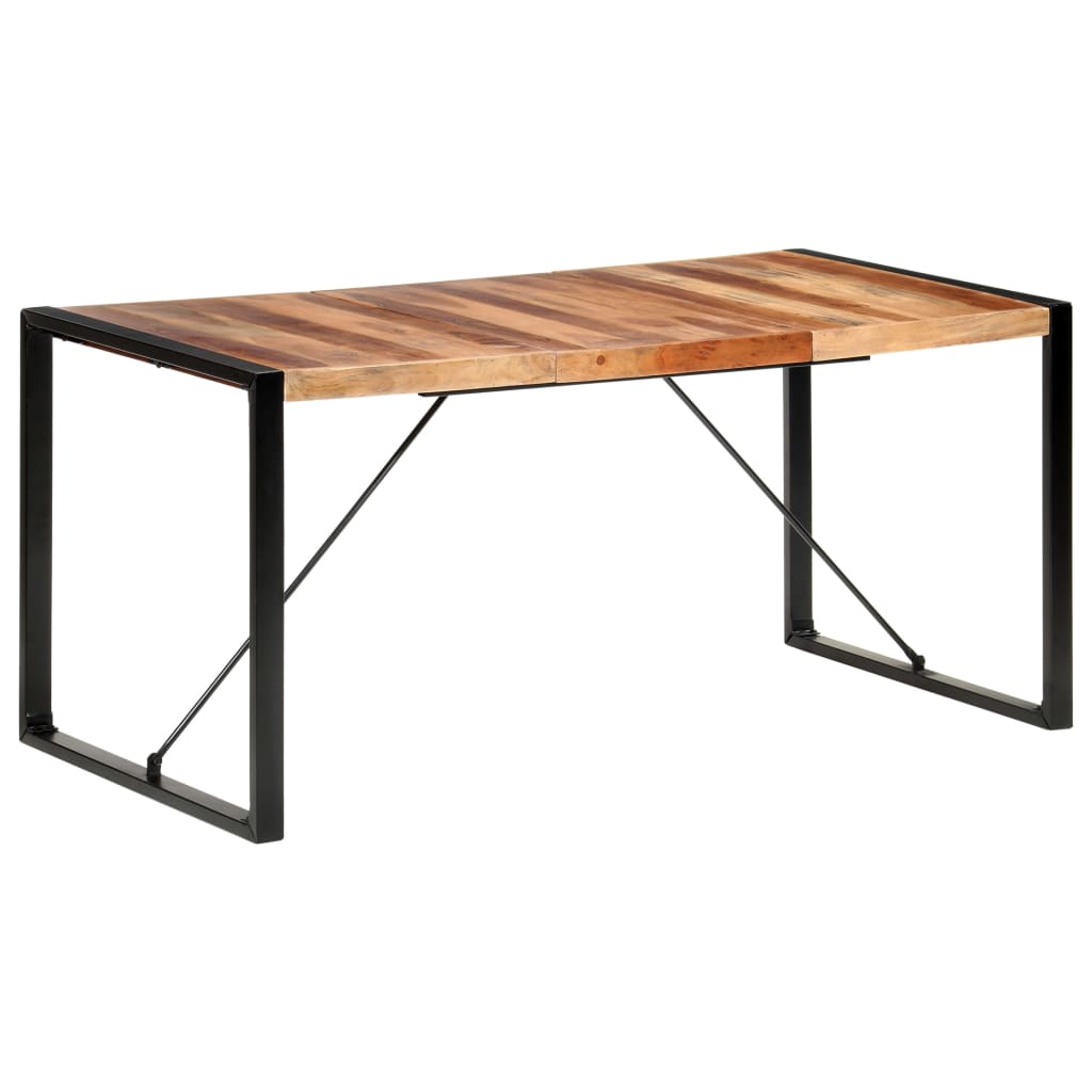 Dining Table 160x80x75 cm Solid Wood