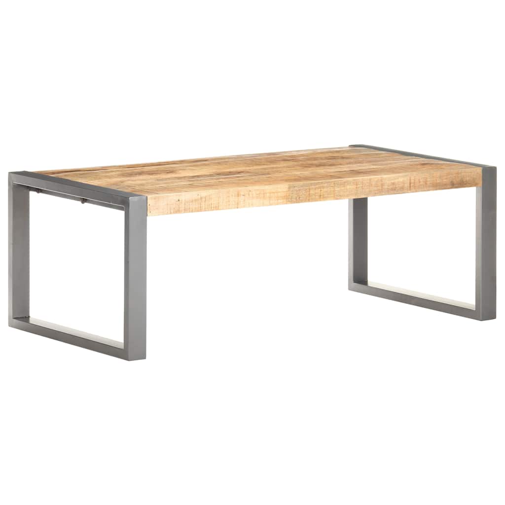 321556 vidaXL Coffee Table 110x60x40 cm Rough Mango Wood