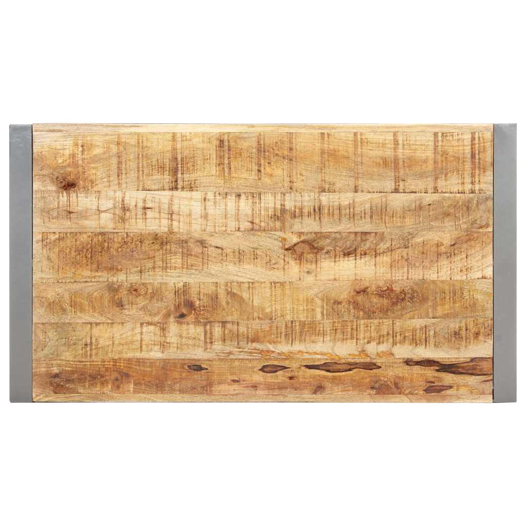 321556 vidaXL Coffee Table 110x60x40 cm Rough Mango Wood