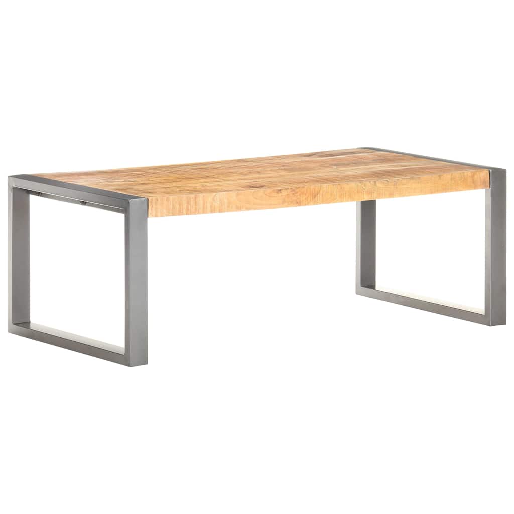 321556 vidaXL Coffee Table 110x60x40 cm Rough Mango Wood