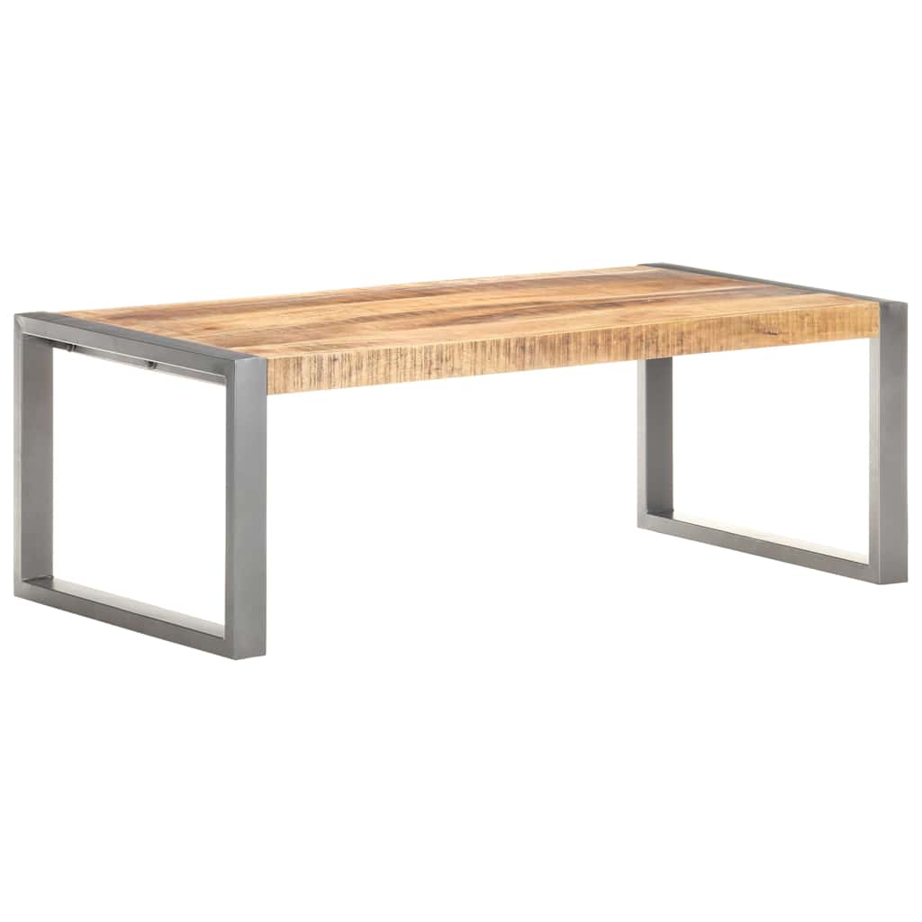 321556 vidaXL Coffee Table 110x60x40 cm Rough Mango Wood