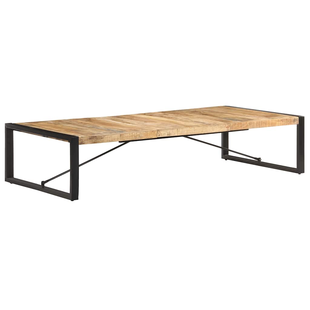 321588 vidaXL Coffee Table 180x90x40 cm Rough Mango Wood