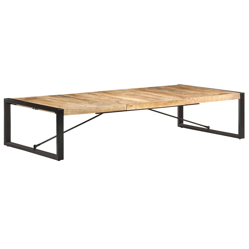 321588 vidaXL Coffee Table 180x90x40 cm Rough Mango Wood