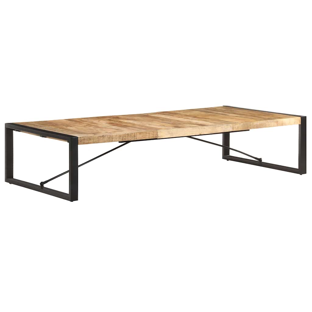 321588 vidaXL Coffee Table 180x90x40 cm Rough Mango Wood