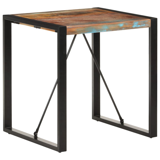 vidaXL Dining Table 70x70x75 cm Solid Reclaimed Wood