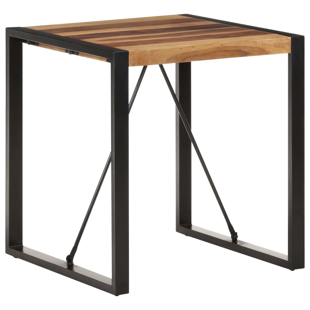 vidaXL Dining Table 70x70x75 cm Solid Acacia Wood