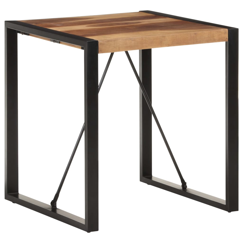 vidaXL Dining Table 70x70x75 cm Solid Acacia Wood