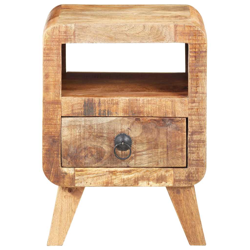 Bedside Cabinet | Rough Mango Wood | 30x30x41 cm | Bedside Cabinet