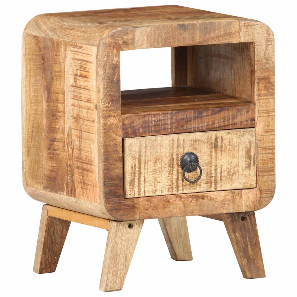 Bedside Cabinet | Rough Mango Wood | 30x30x41 cm | Bedside Cabinet