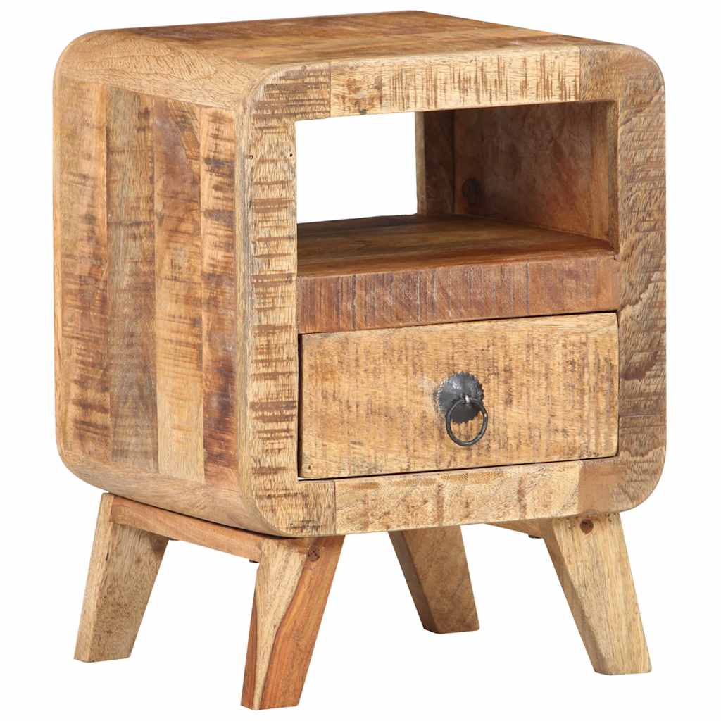 Bedside Cabinet | Rough Mango Wood | 30x30x41 cm | Bedside Cabinet