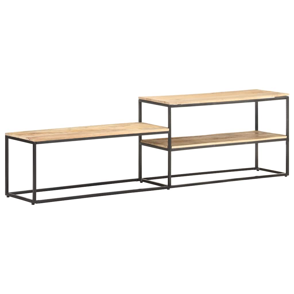 321620 vidaXL TV Cabinet 180x30x50 cm Rough Mango Wood