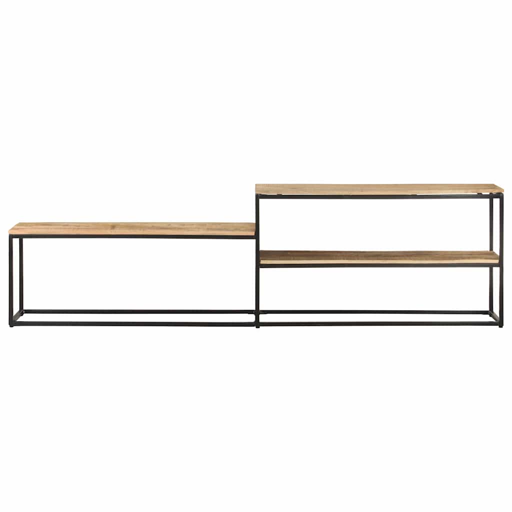 321620 vidaXL TV Cabinet 180x30x50 cm Rough Mango Wood