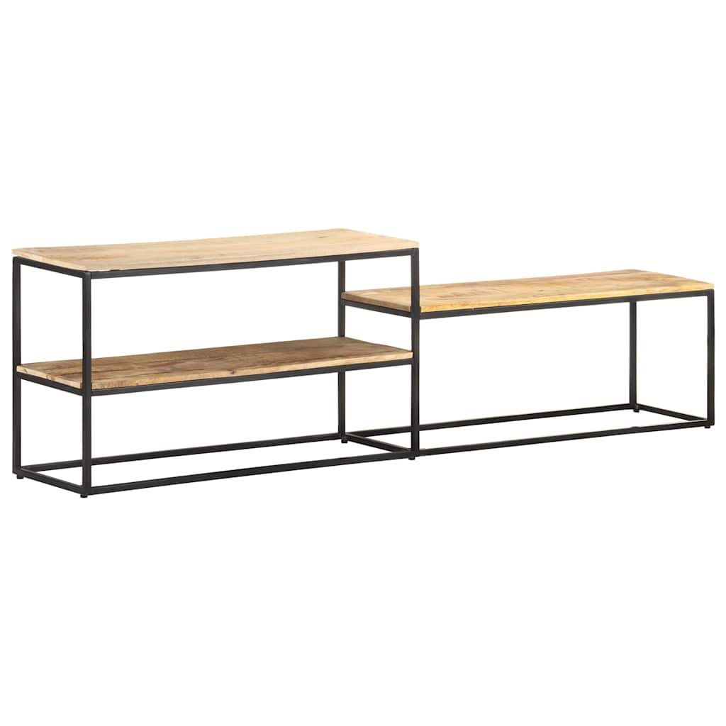 321620 vidaXL TV Cabinet 180x30x50 cm Rough Mango Wood