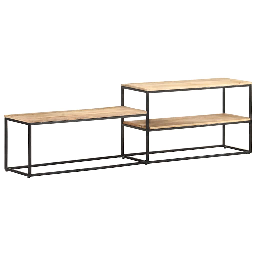 321620 vidaXL TV Cabinet 180x30x50 cm Rough Mango Wood
