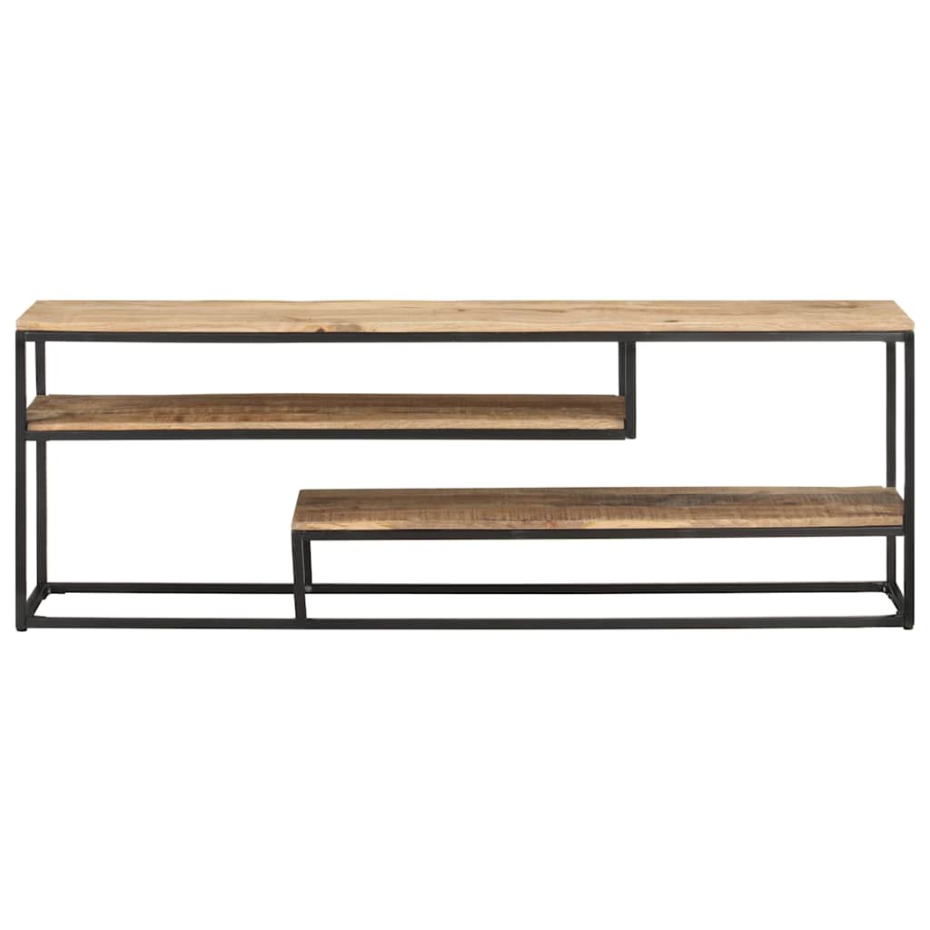 321623 vidaXL TV Cabinet 130x30x45 cm Rough Mango Wood