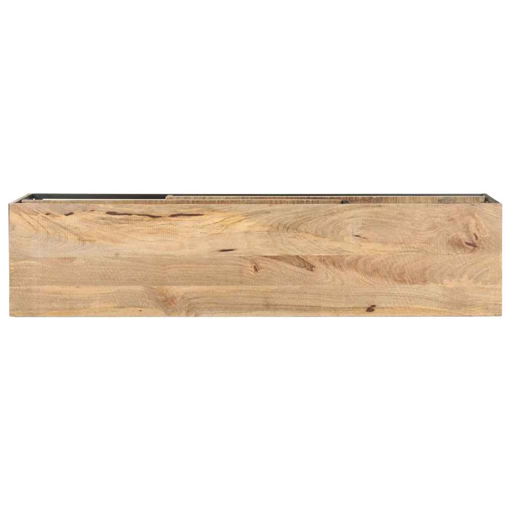 321623 vidaXL TV Cabinet 130x30x45 cm Rough Mango Wood