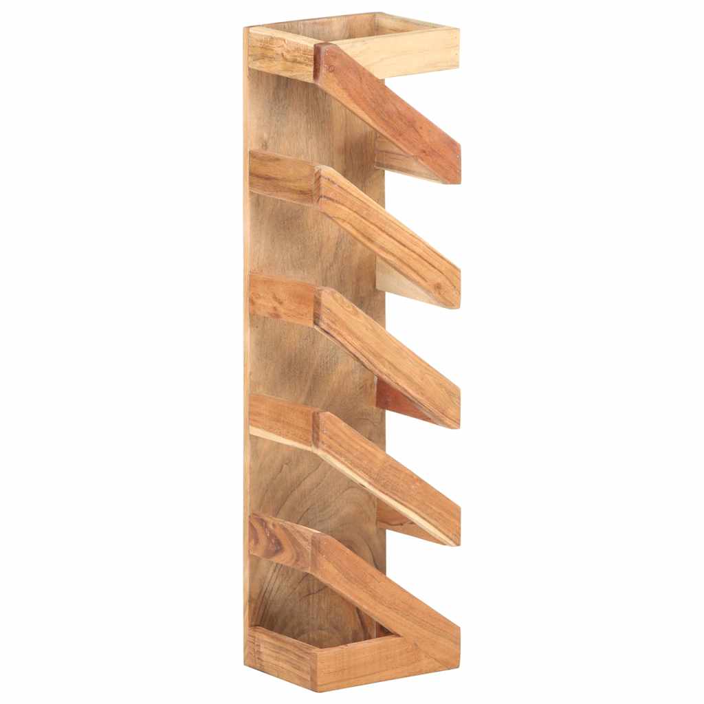 321626 vidaXL Wine Rack for 5 Bottles Solid Acacia Wood