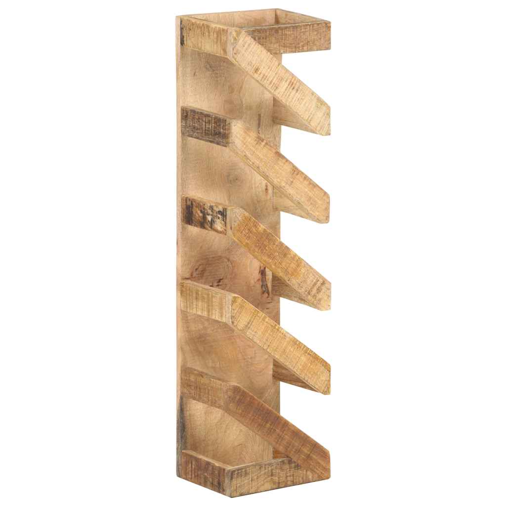 321627 vidaXL Wine Rack for 5 Bottles Solid Mango Wood