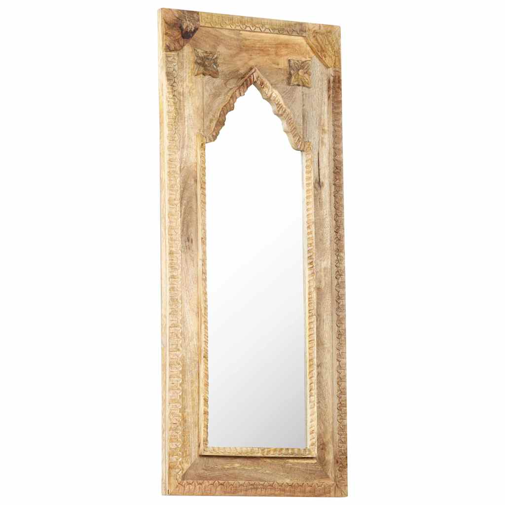 321650 vidaXL Mirror 50x3x110 cm Solid Mango Wood