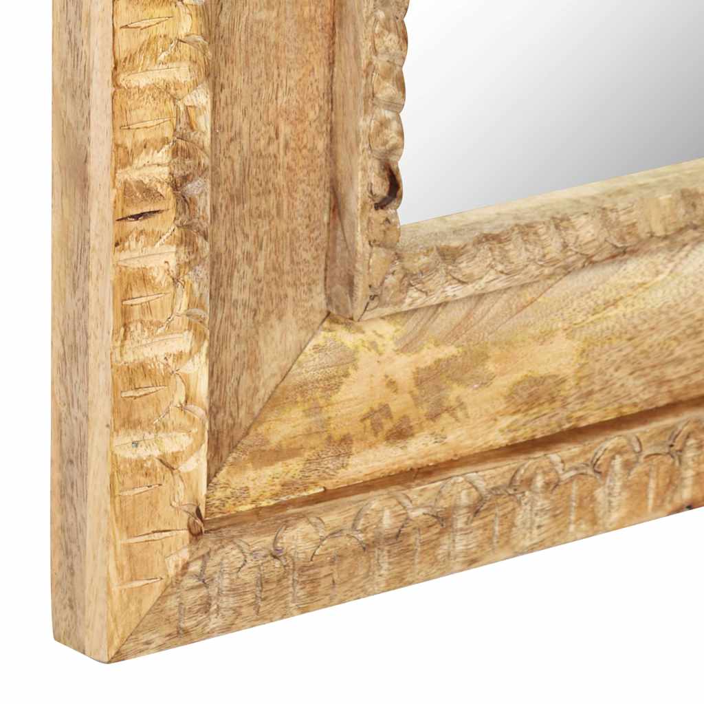 321650 vidaXL Mirror 50x3x110 cm Solid Mango Wood