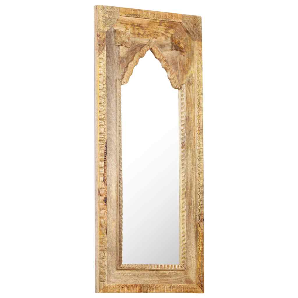 321650 vidaXL Mirror 50x3x110 cm Solid Mango Wood