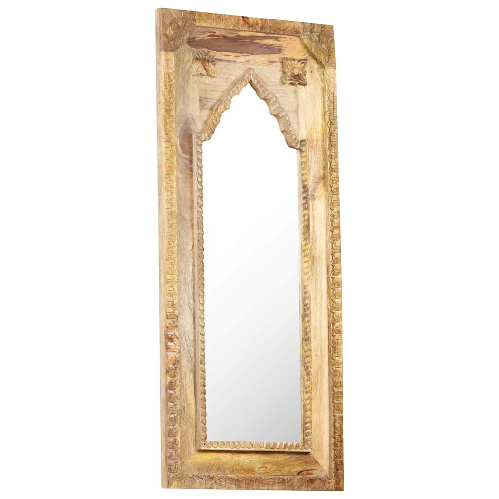 321650 vidaXL Mirror 50x3x110 cm Solid Mango Wood
