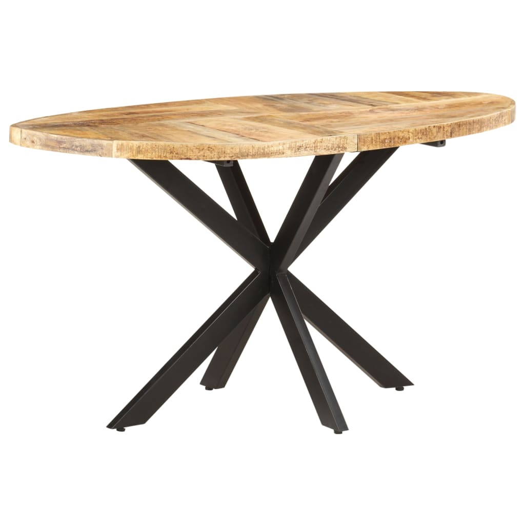 vidaXL Dining Table 140x80x75 cm Solid Mango Wood