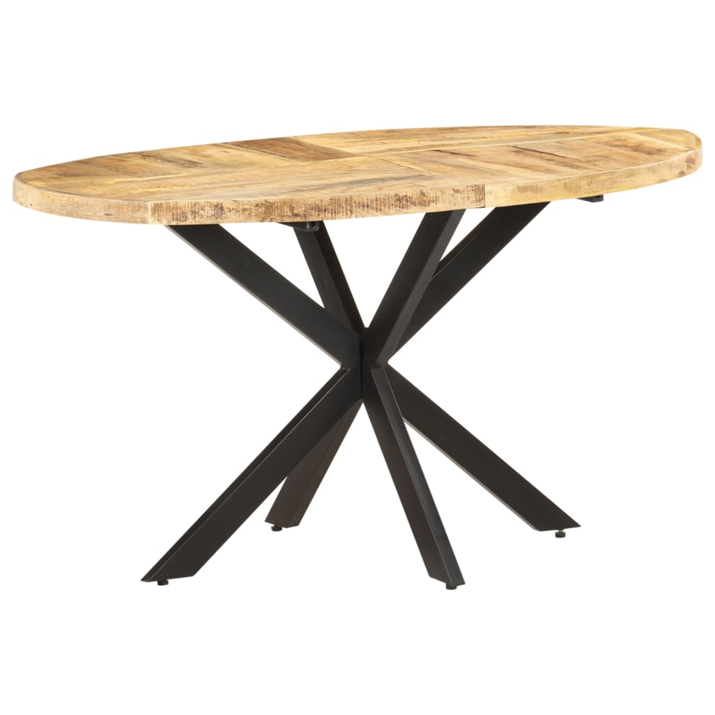 vidaXL Dining Table 140x80x75 cm Solid Mango Wood