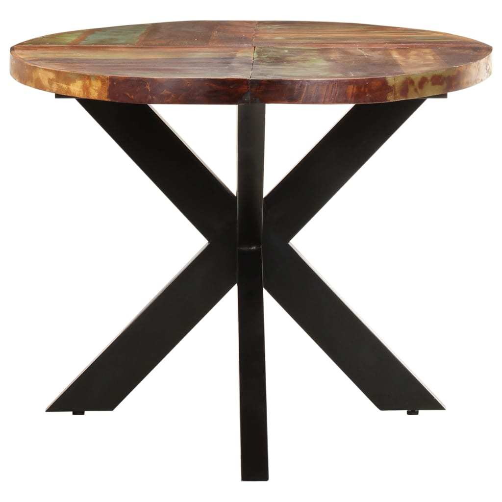 vidaXL Dining Table Oval 200x100x75 cm Solid Reclaimed Wood