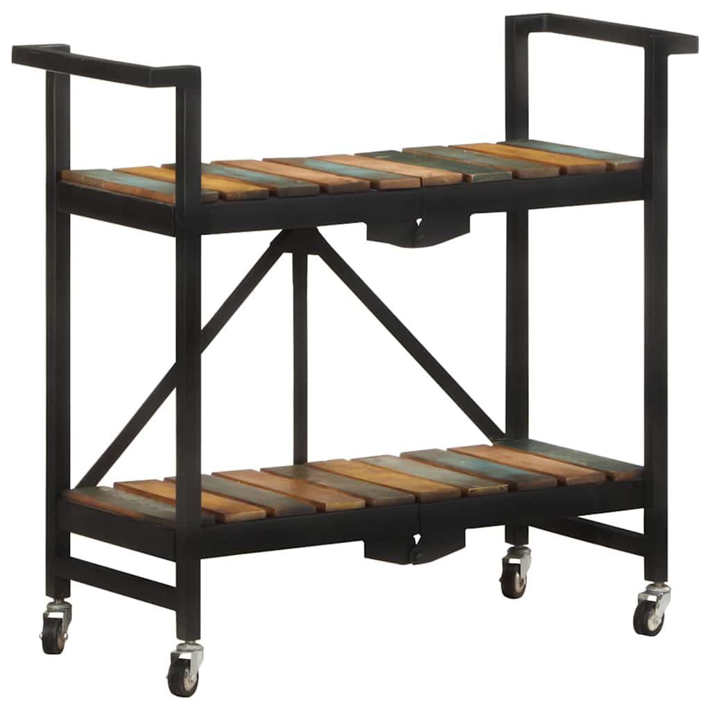 321711 vidaXL Kitchen Trolley 87x36x81 cm Solid Reclaimed Wood