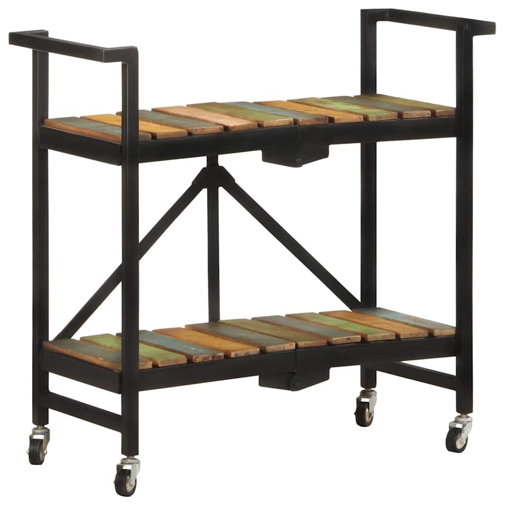 321711 vidaXL Kitchen Trolley 87x36x81 cm Solid Reclaimed Wood