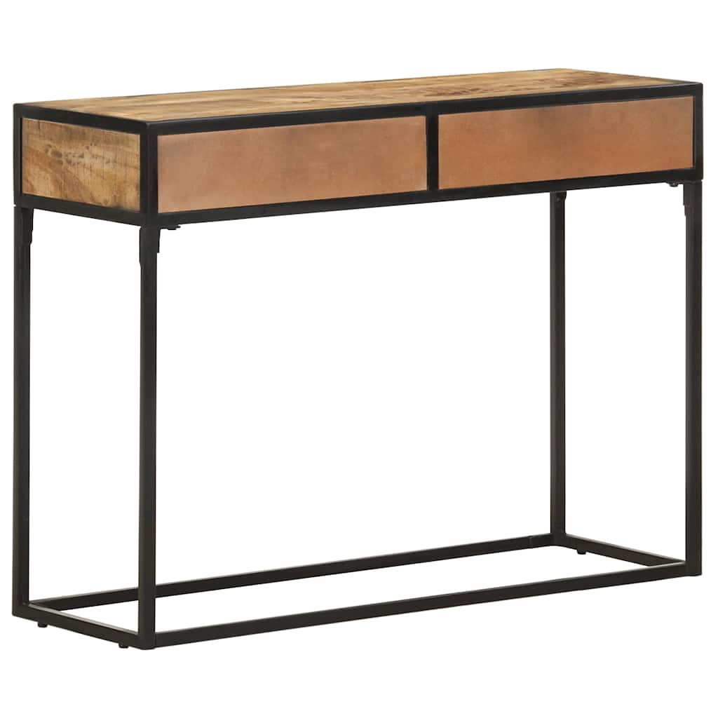 321713 vidaXL Console Table 100x35x75 cm Solid Mango Wood