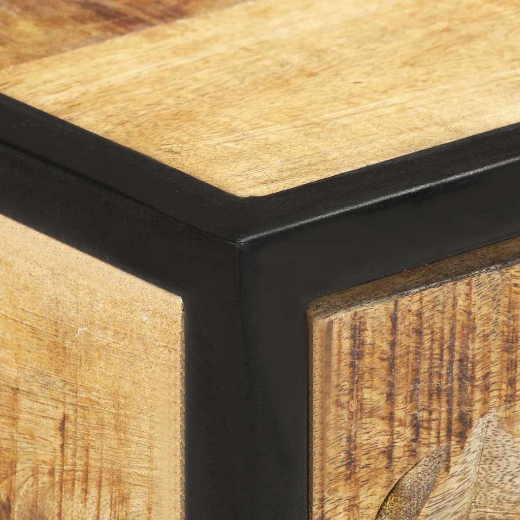 321713 vidaXL Console Table 100x35x75 cm Solid Mango Wood