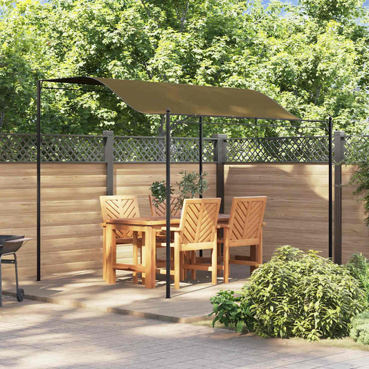 vidaXL Sunshade Awning 3x2.4 m Taupe 180 g/m²