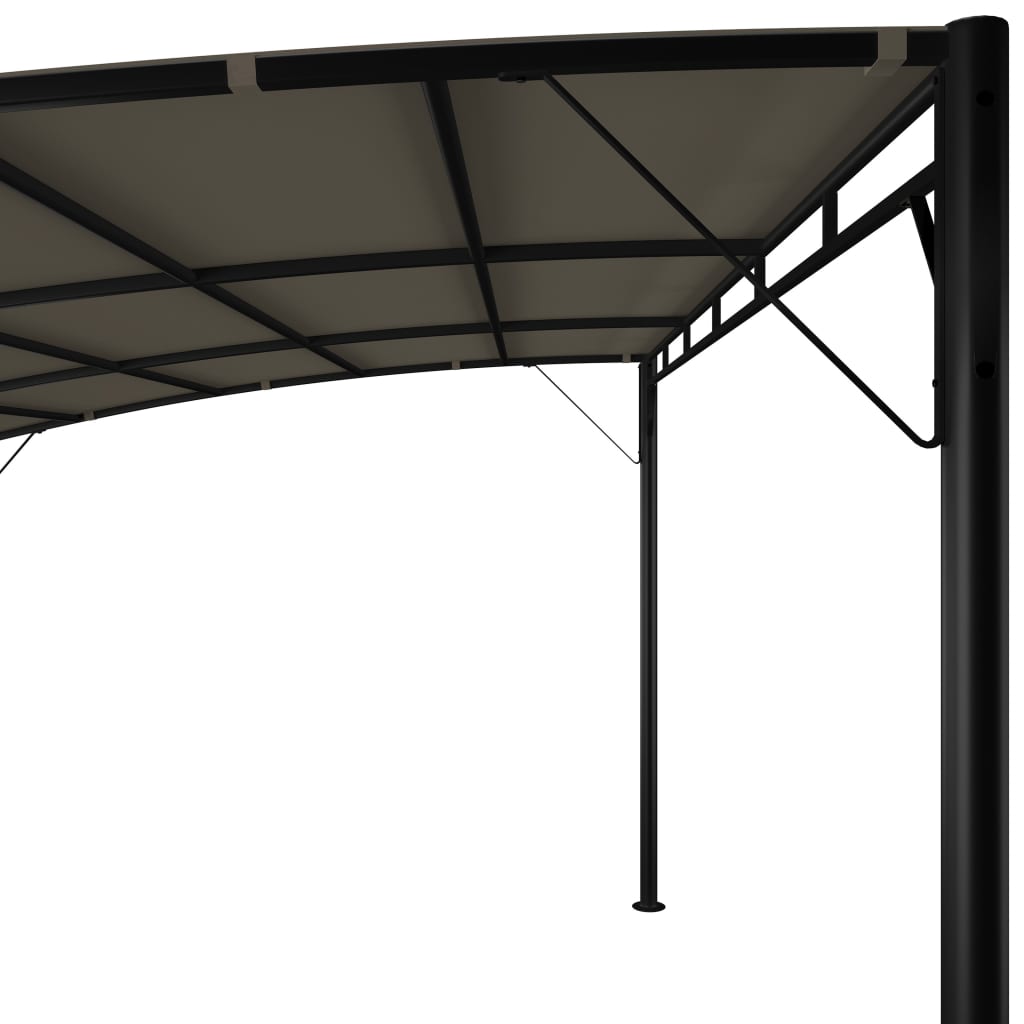 Sunshade awnings 4 x 3 x 2.55 m Taupe