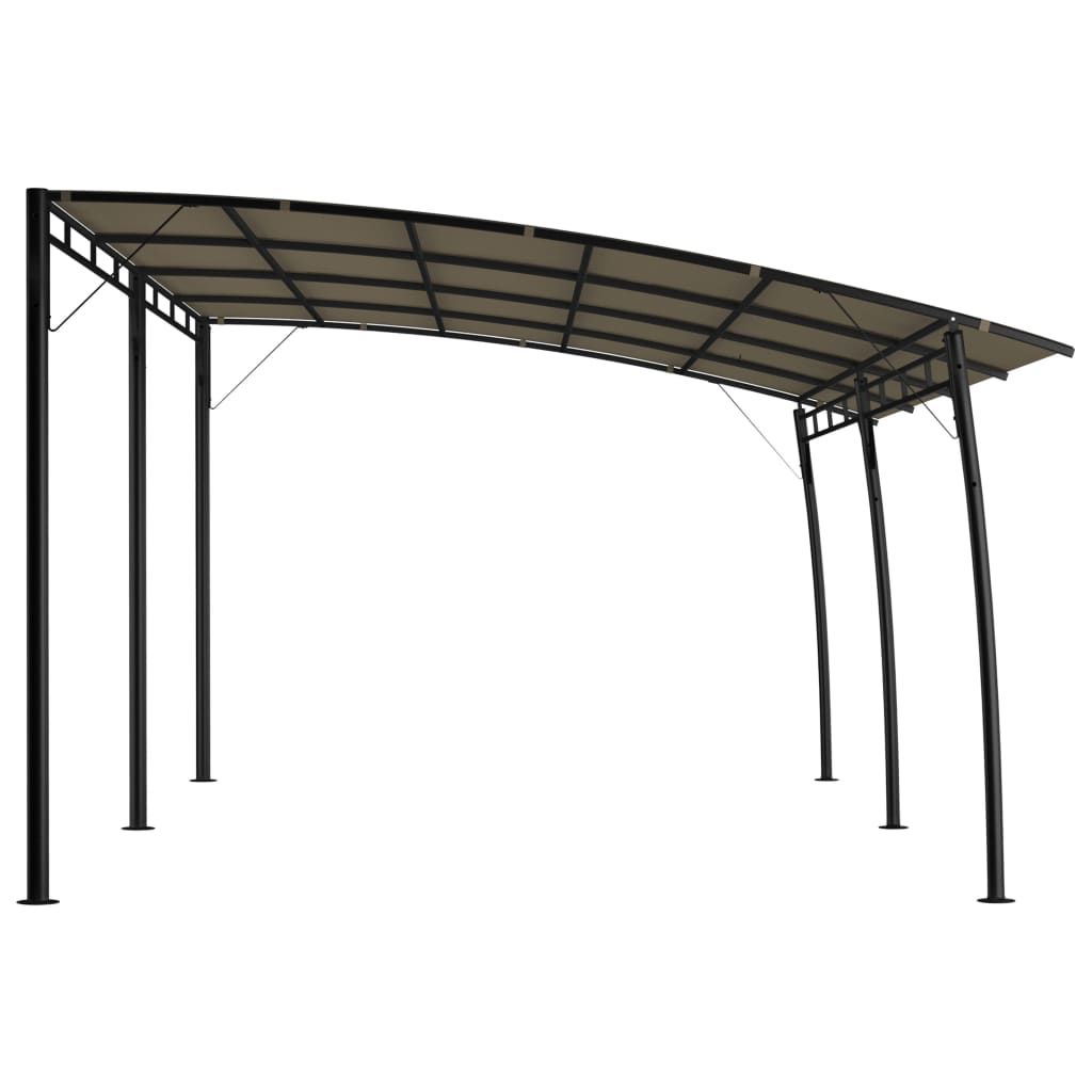Sunshade awnings 6 x 3 x 2.55 m Taupe