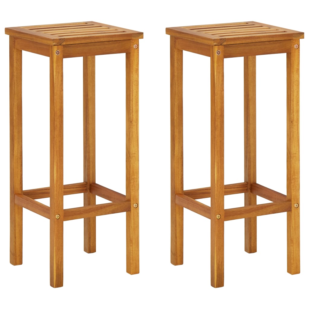 Balcony Bar Set | Natural wood | Solid acacia wood, metal | Standard