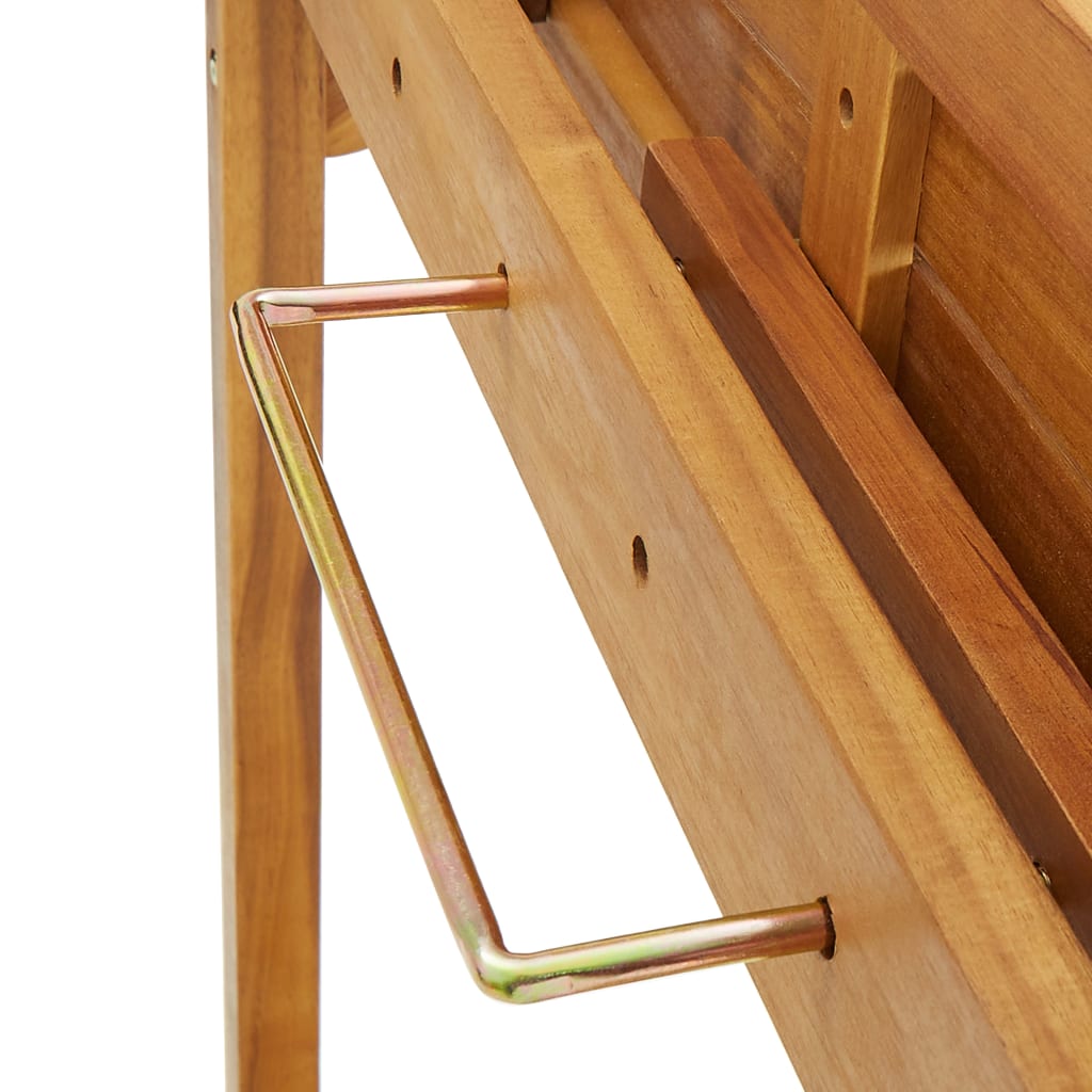 Balcony Bar Set | Natural wood | Solid acacia wood, metal | Standard