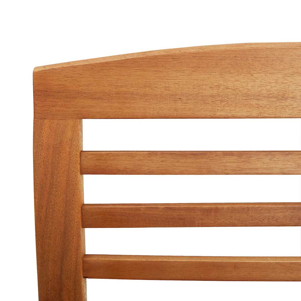 Garden Chair | Set of 2 | Natural wood | Solid acacia wood | Standard