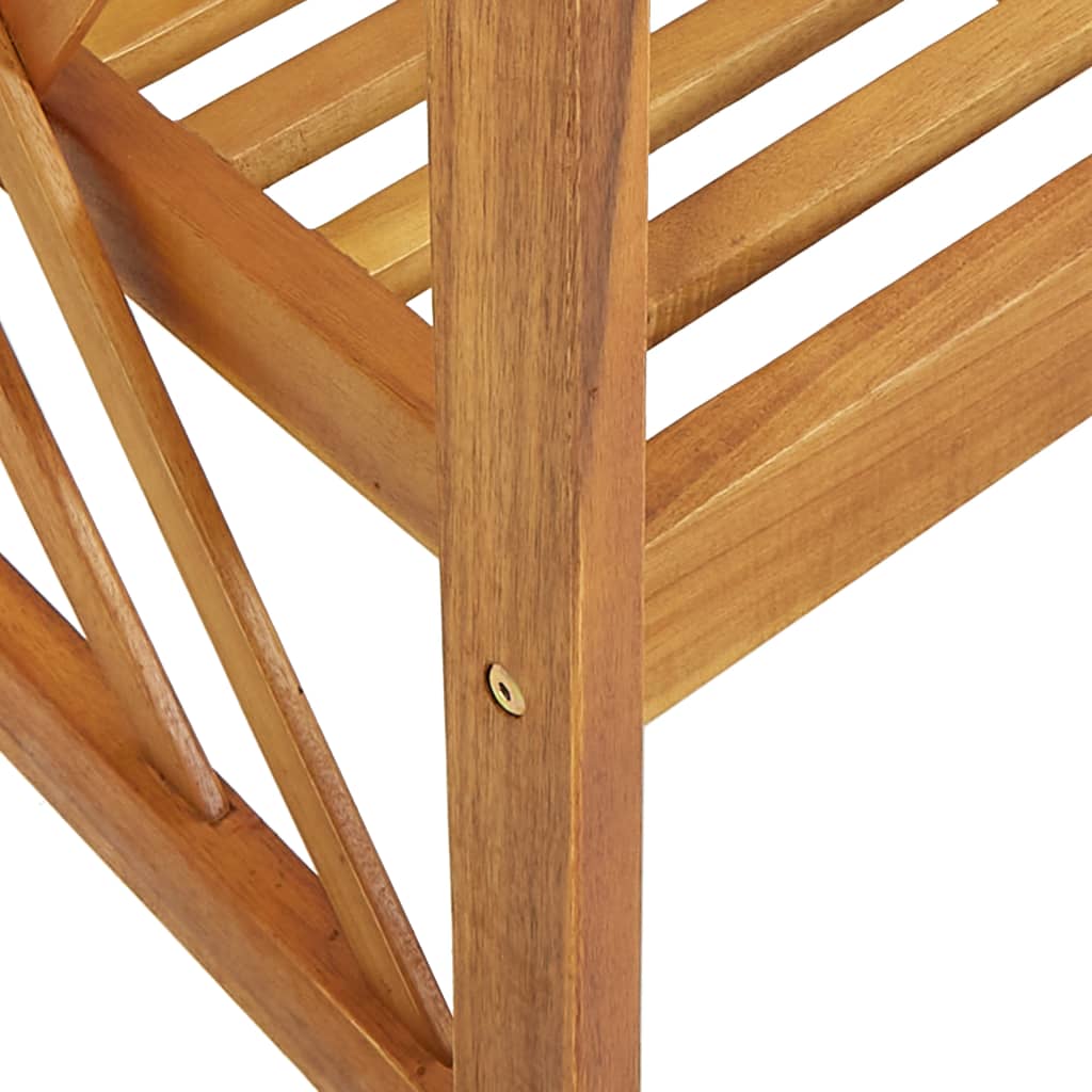 Garden Chair | Set of 2 | Natural Wood | Solid acacia wood | Standard