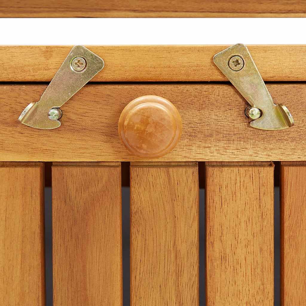 Garden Storage Bench 148 cm Solid Acacia Wood