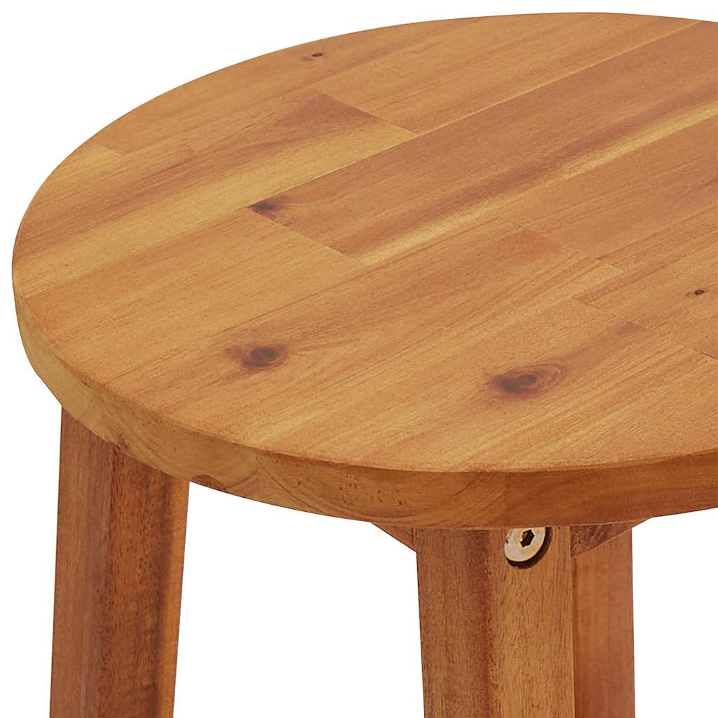 Bar Stool | Set of 4 | Acacia Wood Color | Solid Acacia wood | Standard