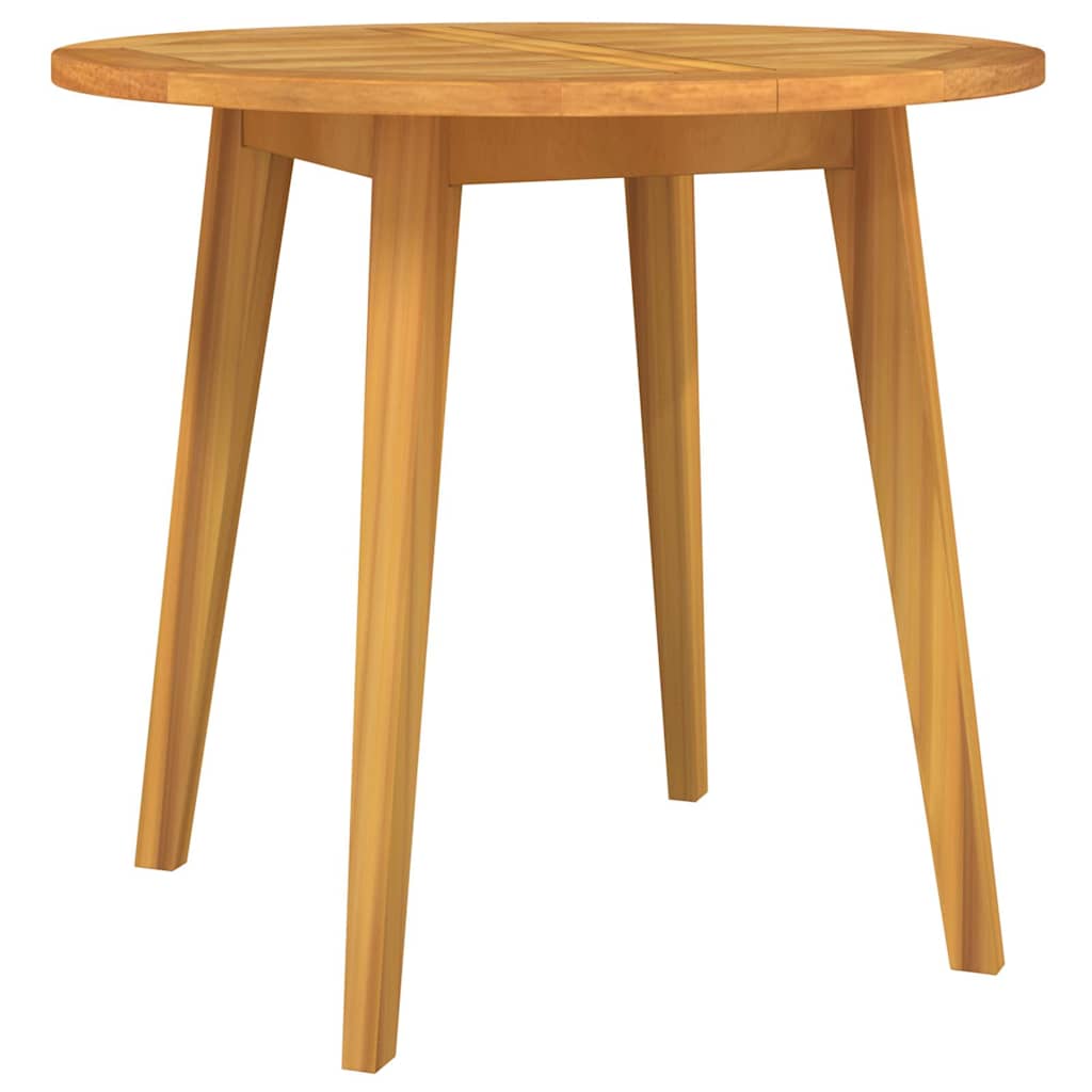 310299 vidaXL Garden Table Ø85x75 cm Solid Wood Acacia