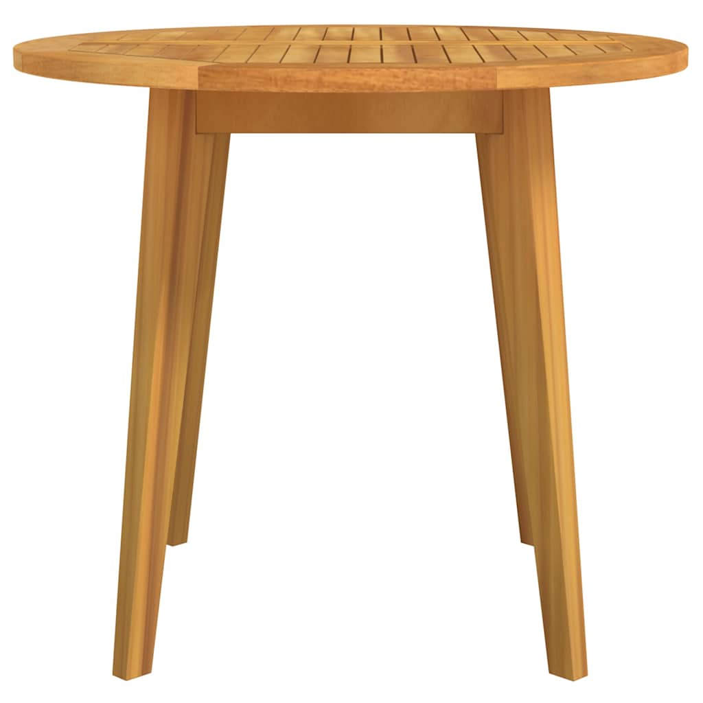 310299 vidaXL Garden Table Ø85x75 cm Solid Wood Acacia