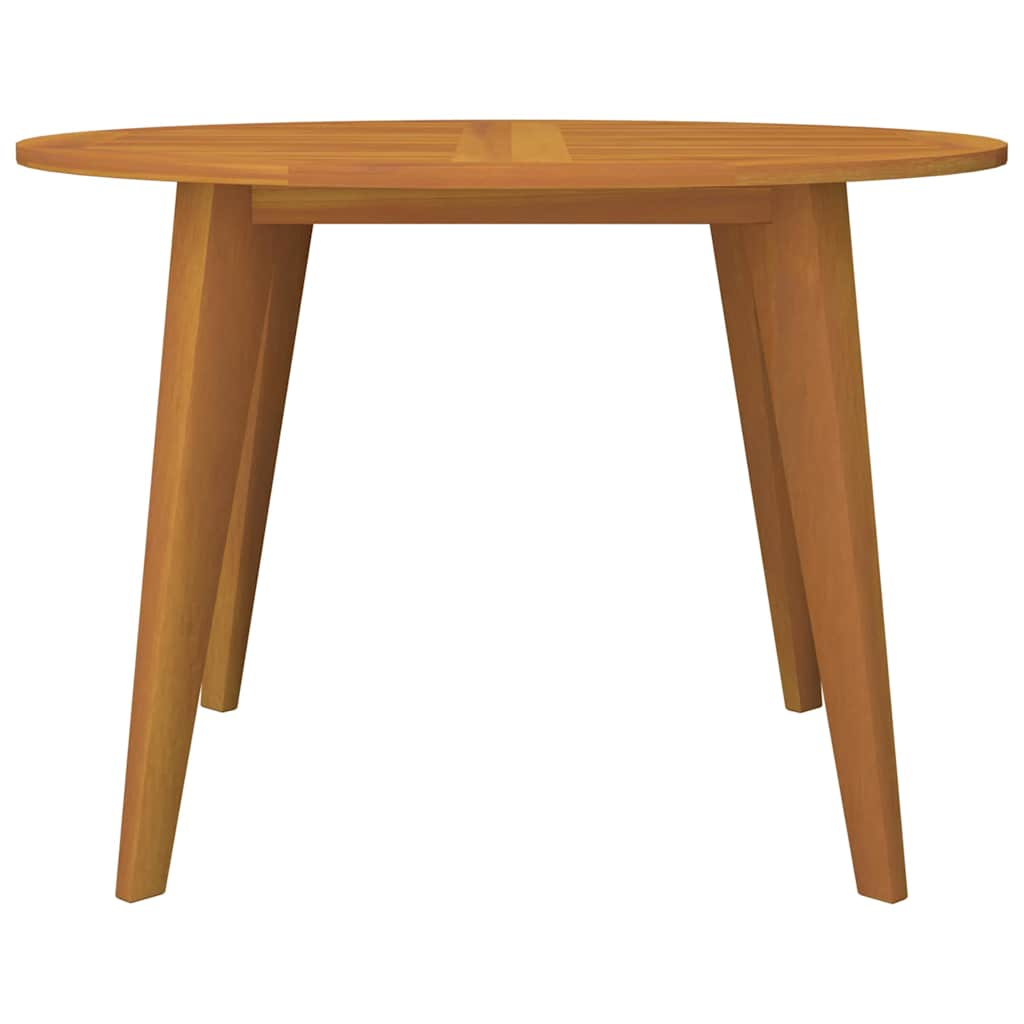 310301 vidaXL Garden Table Ø110x75 cm Solid Wood Acacia