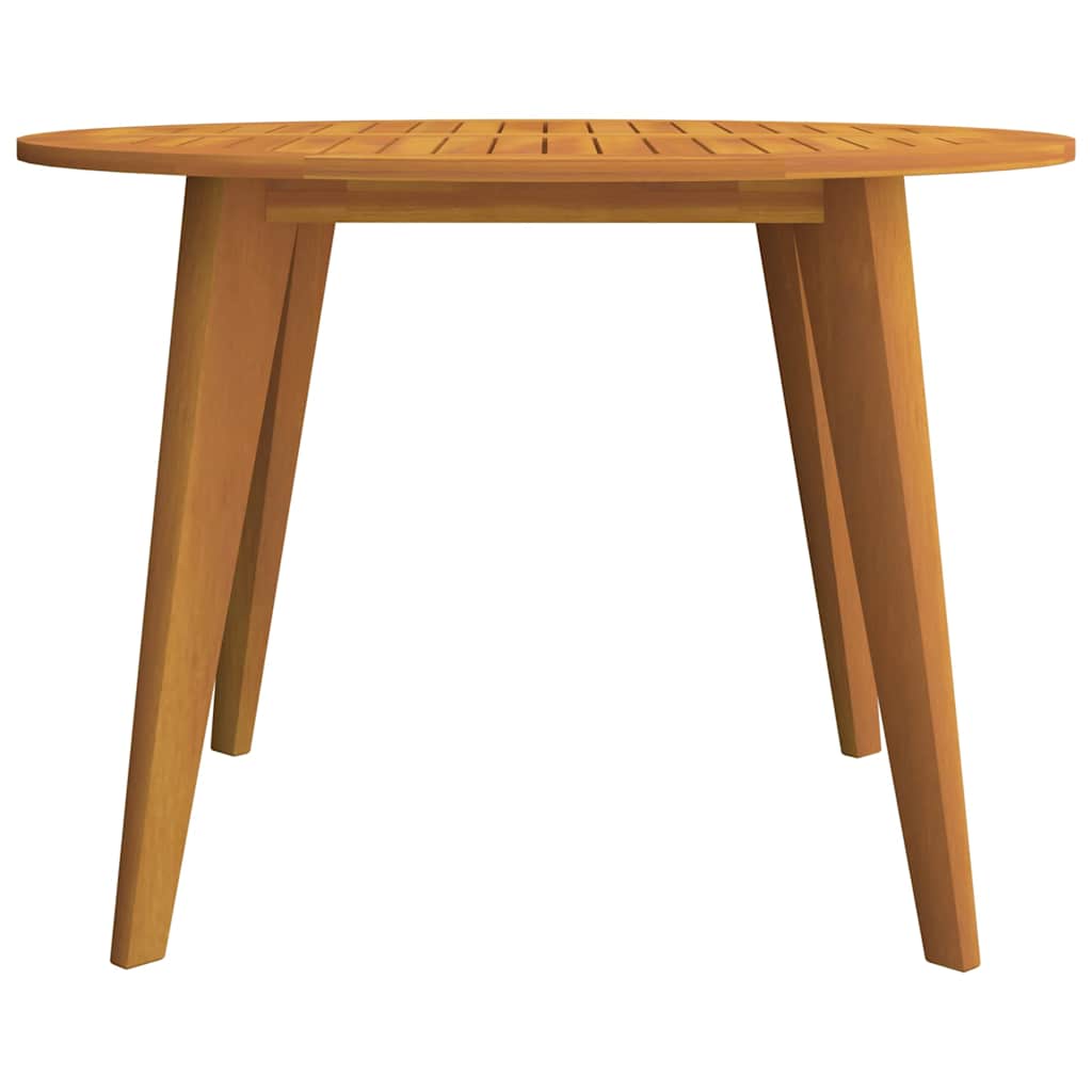 310301 vidaXL Garden Table Ø110x75 cm Solid Wood Acacia