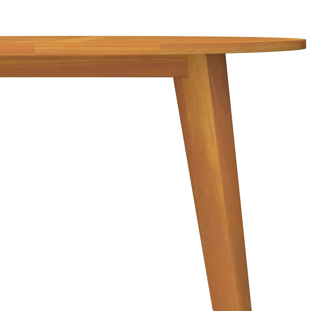 310301 vidaXL Garden Table Ø110x75 cm Solid Wood Acacia