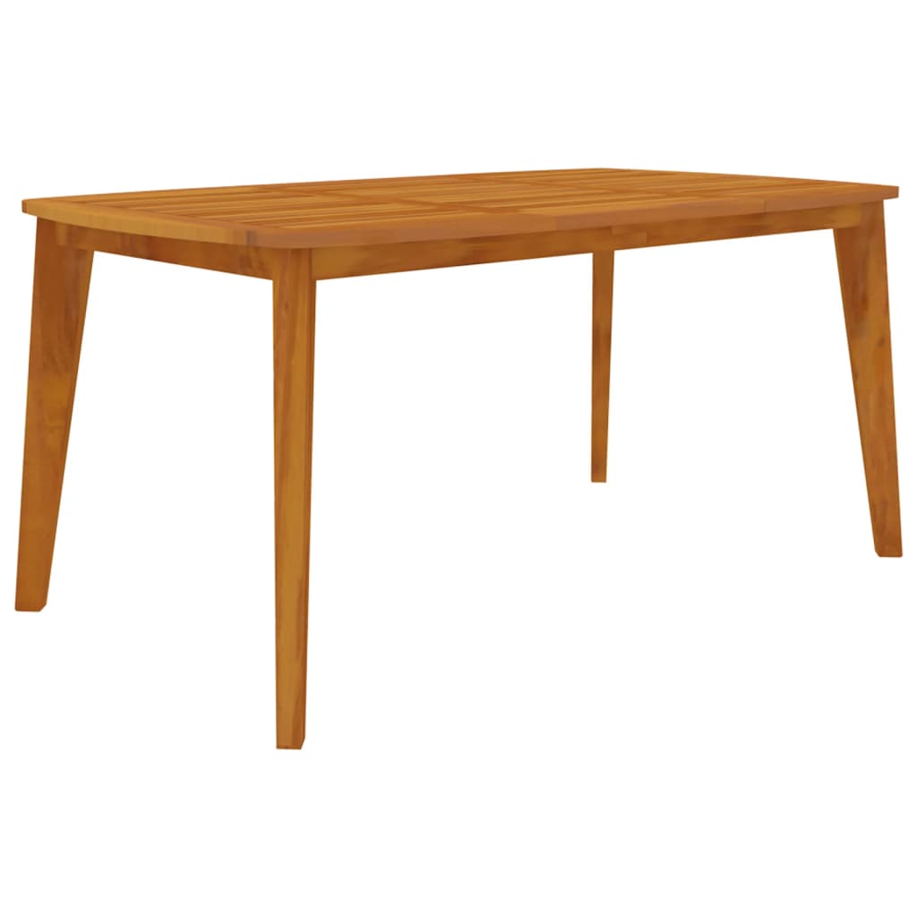 vidaXL Garden Table 160x90x75 cm Solid Wood Acacia