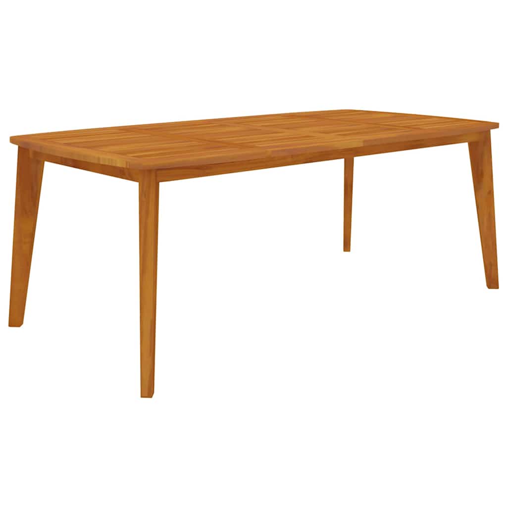 310304 vidaXL Garden Table 200x100x75 cm Solid Wood Acacia