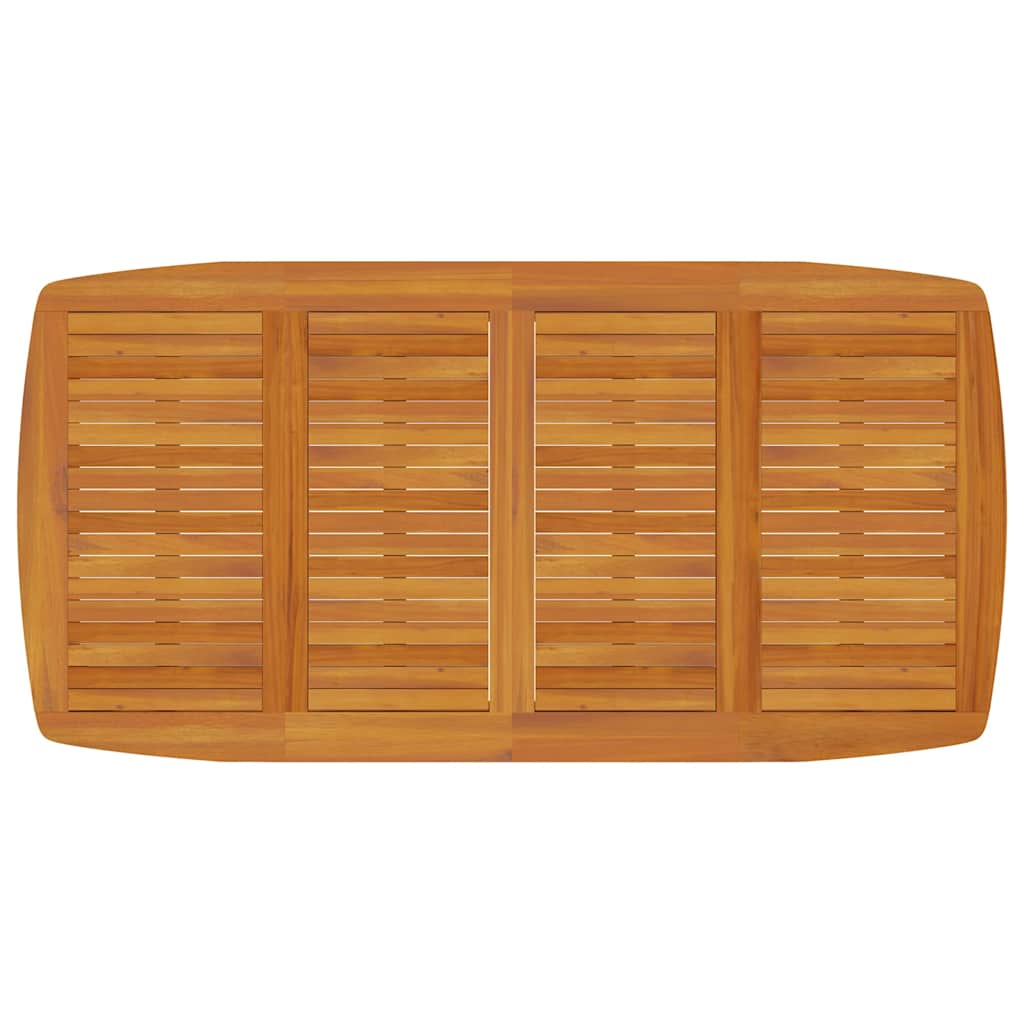 310304 vidaXL Garden Table 200x100x75 cm Solid Wood Acacia